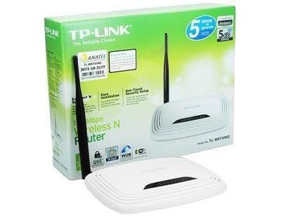 TP-LINK ROTEADOR WIRELESS 150 MBPS 4-PORT MODEL NO. TL-WR741